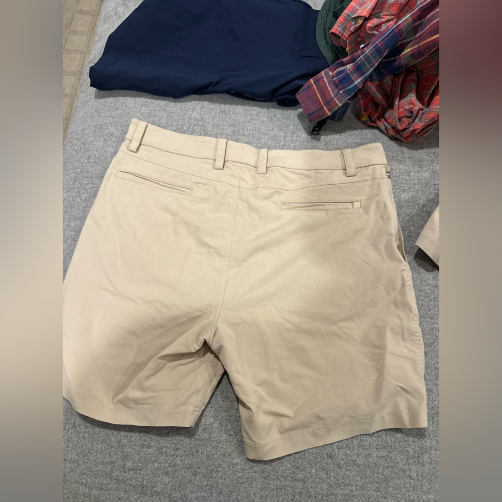 Men's Tan Shorts - Picture 2 of 4